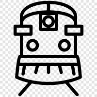 railway, locomotive, train station, railway station icon svg