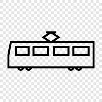 railway, streetcar, tramway, rapid transit icon svg