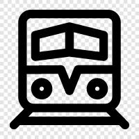 railway, locomotive, railway carriage, railway station icon svg