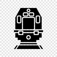 railway, locomotive, train station, train journey icon svg