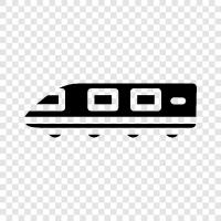 railway, locomotive, railcar, railroad icon svg