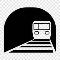 railway, locomotive, railway carriage, train station icon svg