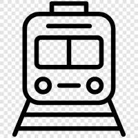 railway, railway station, locomotive, train journey icon svg