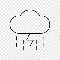 rain, lightning, storm, thunder icon svg