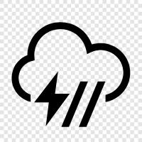 rain, lightning, tornado, severe weather icon svg