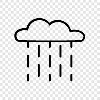 rain cloud, thunderstorms, rainfall, storm icon svg