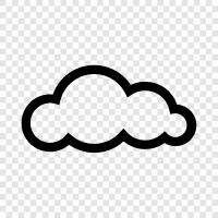 rain clouds, cumulus, cumulonimbus, thunderheads icon svg