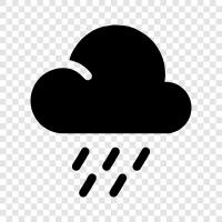 rain, drops, precipitation, wet icon svg