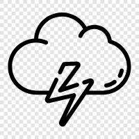 rain, lightning, tornado, severe weather icon svg