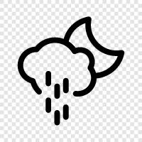 Rain, Dark, Devastation, Sadness icon svg