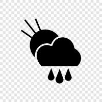 rain, dreary, dismal, depressing icon svg