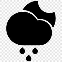 rain, thunder, darkness, storm icon svg