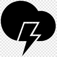 rain, thunder, lightning, storm icon svg