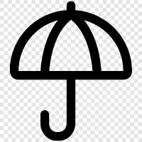 rain, wet, protection, shelter icon svg