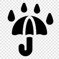 Regenschirm, Regenschirm Regenmantel, Regenschirm Regenschirm symbol