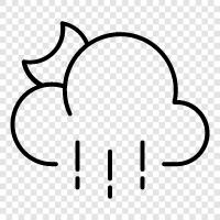 rain, umbrella, puddle, flooding icon svg