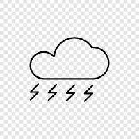 rain, lightning, tornado, severe icon svg