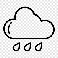 rain, precipitation, wet, weather icon svg