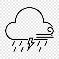 rain, lightning, tornado, thunder icon svg