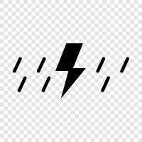 rain, storm, lightning, thunder icon svg