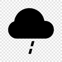 Rain, Weather, Clouds, Sky icon svg