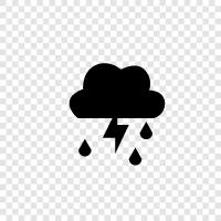 rain, lightning, weather, tornado icon svg