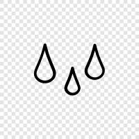 rain, liquid, drops, precipitation icon svg