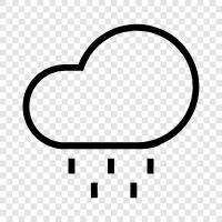 rain, forecast, thunderstorm, heavy icon svg