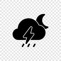 rain, lightning, storm, tornado icon svg