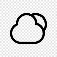 rain, clouds, day, gloomy icon svg