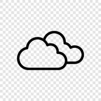 rain, weather, sky, blue icon svg