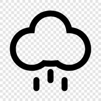 Rain, Weather, Environment, Clouds icon svg