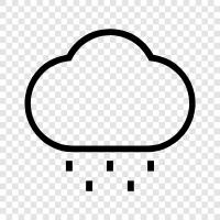 rain, clouds, thunderstorm, raindrop icon svg