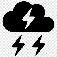 rain, lightning, thunder, tornado icon svg