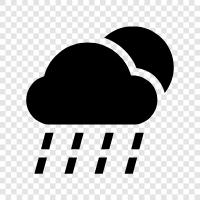 rain, thunderstorm, lightning, heavy icon svg