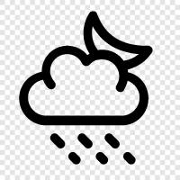 rain, clouds, thunder, lightning icon svg