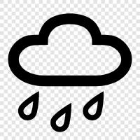 Rain, Weather, Clouds, Rainy Day icon svg