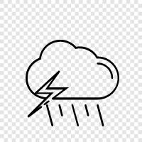 rain, lightning, severe weather, tornado icon svg