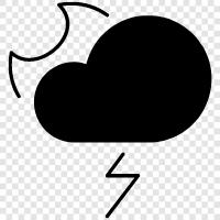 rain, storm, lightening, sky icon svg