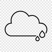 rain, droplet, water droplet, water icon svg