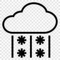 rain, wet, precipitation, snow icon svg