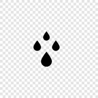 yağmur, su damlacıkları, yağmur yayları, sis ikon svg