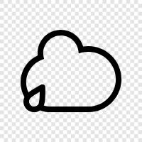 rain, clouds, thunderstorms, rain storm icon svg