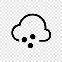 rain, thunder, lightning, snow icon svg