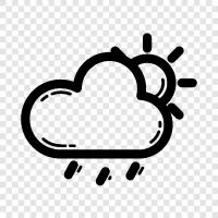 rain, weather, precipitation, falling icon svg