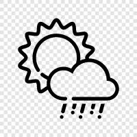 rain, weather, forecast, thunderstorms icon svg