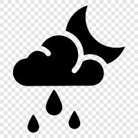 Rain, Dark, Sad, Grief icon svg