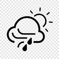 rain, weather, thunder, lightning icon svg