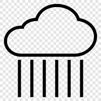 rain, thunderstorm, heavy rain, storm icon svg