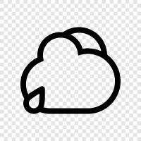 rain, cloud, weather, precipitation icon svg